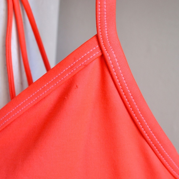 ALO Bright Orange 4 Way Racerback Sports Bra Size Medium - Picture 4 of 5